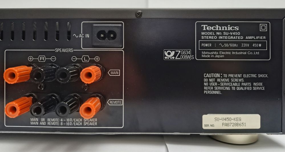 Wzmacniacz Technics SU-V 450