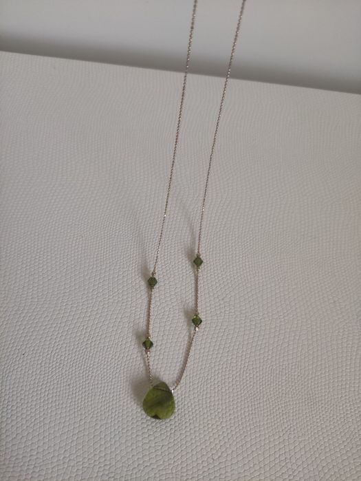 Łańcuszek pozłacany Swarowski