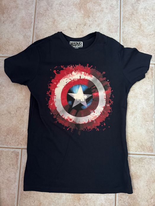 Koszulka kapitan Ameryka marvel granatowa nowa rozmiar M