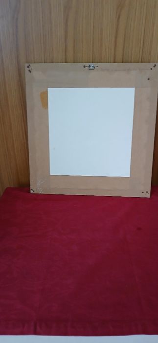 Quadro bordado á  mão,  antigo