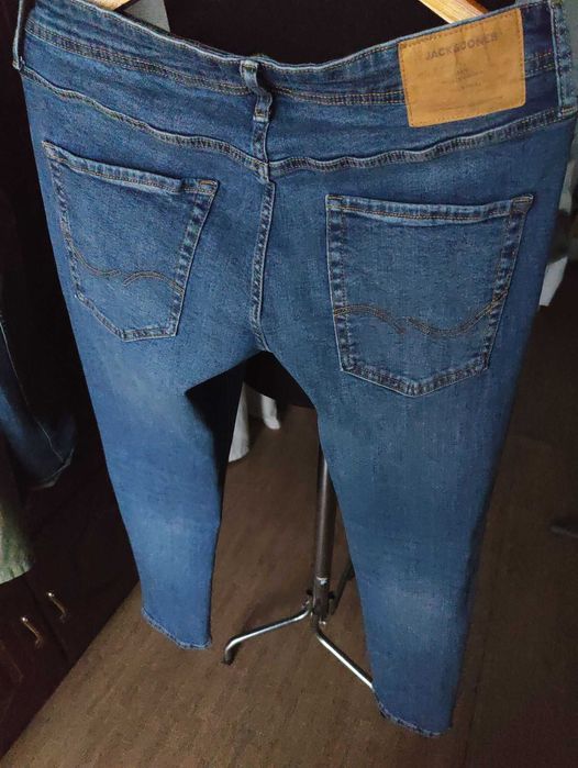Джинсы Jack&jones Glenn jeans Дания w33 stretch mid blue.