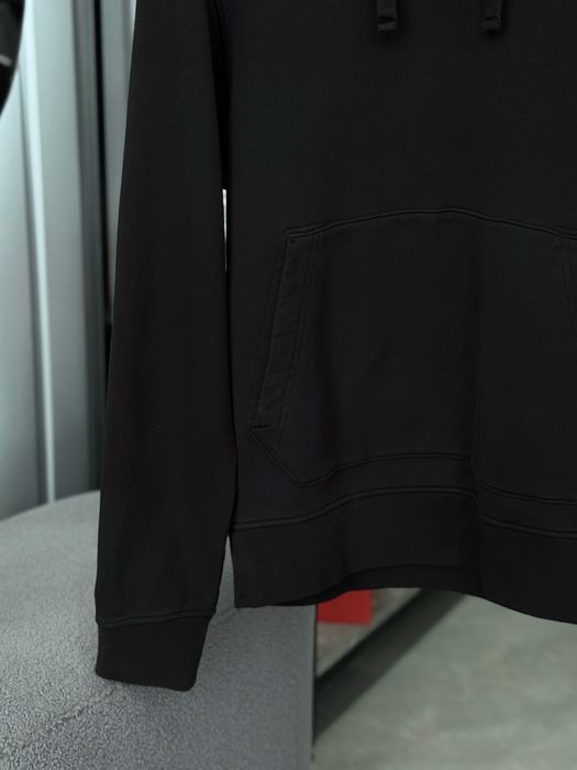 Худі Stone Island Cotton Fleece Black (ОРИГІНАЛ) Чоловіче худі Stone