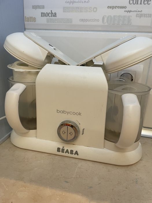 Пароварка- блендер Babycook Plus Beaba + чаша для варіння круп