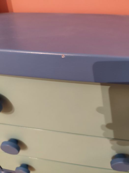 Komoda mammut niebieska ikea
