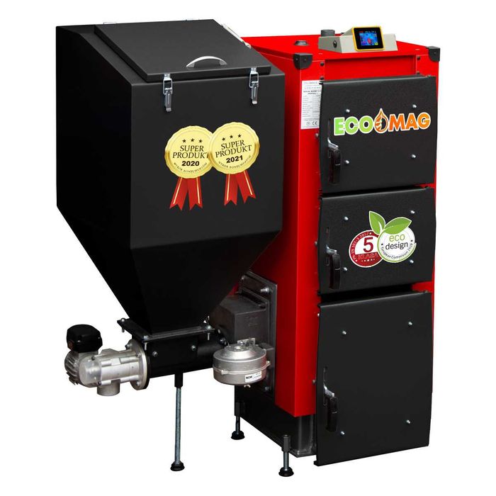 Piec, kocioł CO Uniwersal plus 19kW na ekogroszek+pellet 5 KLASA -10%!