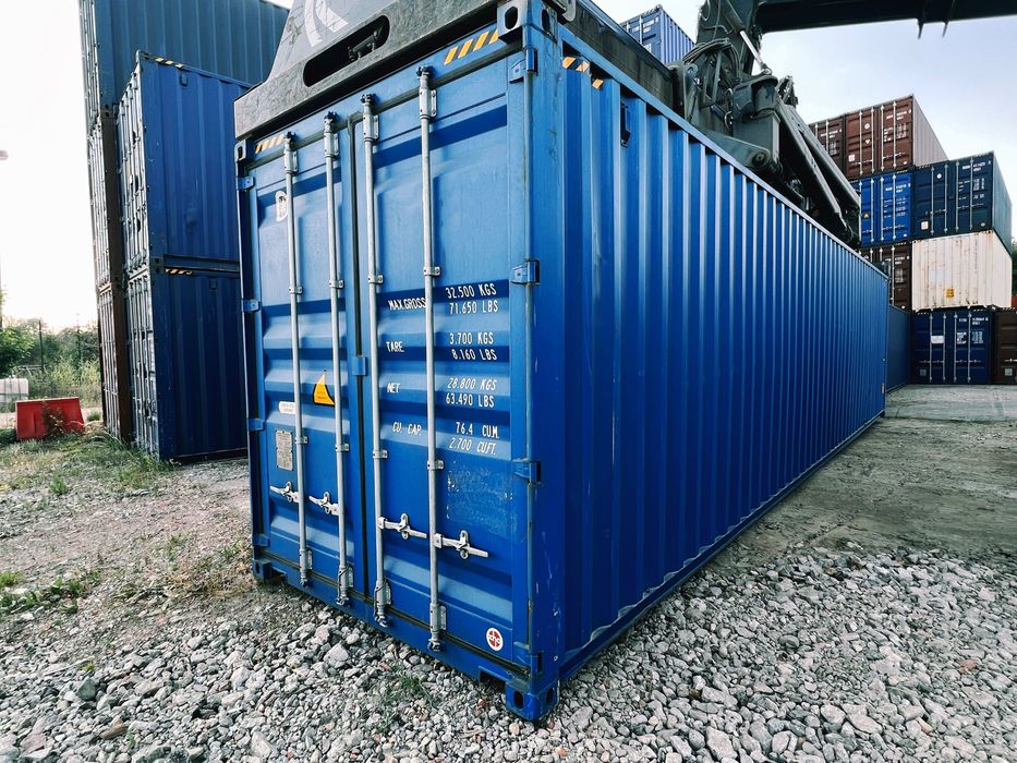 Kontener morski magazynowy 40HC 12 metrowy, stan premium, lok Łódź!