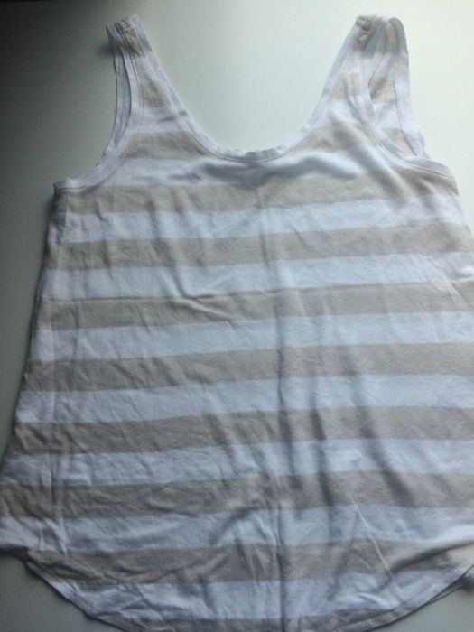 Levi’s S 36 Top koszulka podkoszulek w paski lniana len