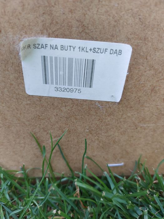 Szafka na buty z szufladą drewniana