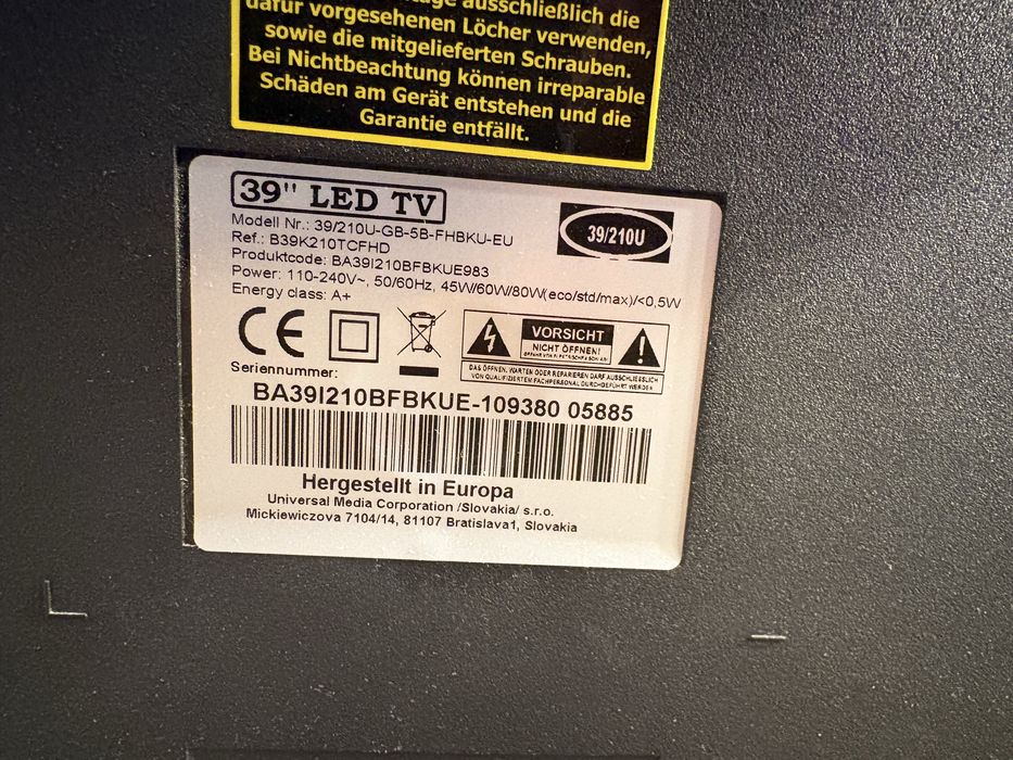 Telewizor Blaupunkt 39”