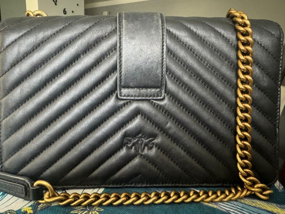 PINKO – Czarna torebka Love Classic Icon V Quilit 5