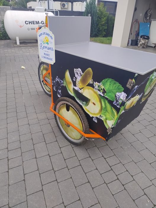 Rower riksza cargo gastronomiczny lemoniady