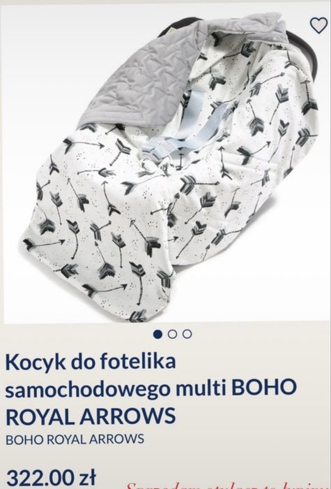 Otulacz kocyk do łupiny fotelika Lamillou