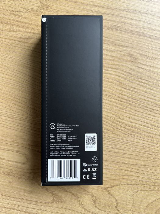 Фітнес-браслет WHOOP 5.0 Peak Obsidian SuperKnit - 12-Month Membership (973-004-000)
