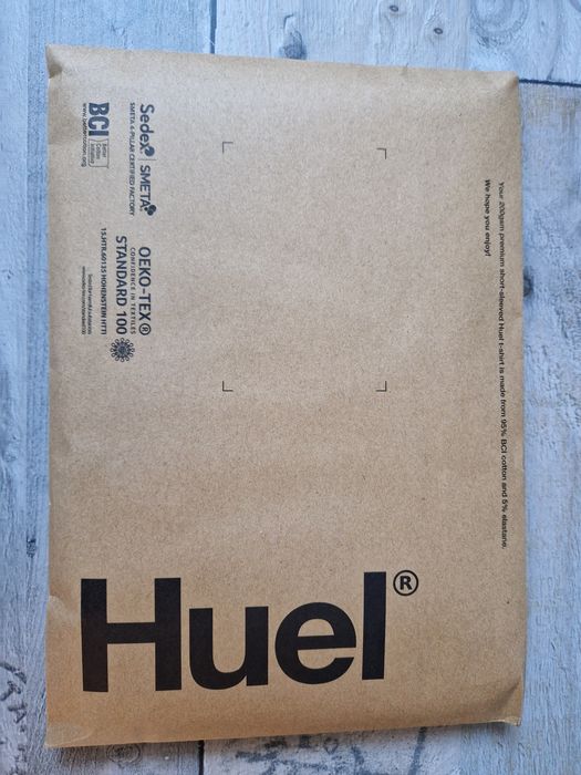 Koszulka T-shirt męski Huel M czarny