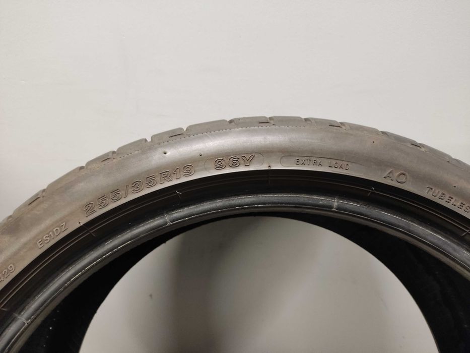 4x255/35R19 Bridgestone Potenza S001, 96Y XL, 2021 rok, Rant Ochronny