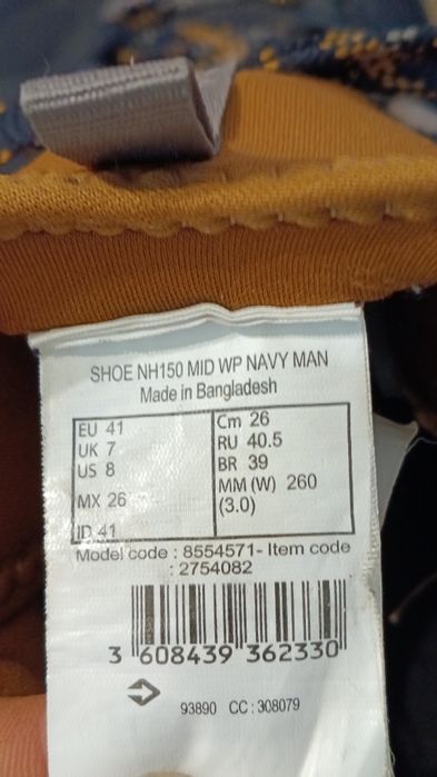 Buty Turystyczne Quechua NH100