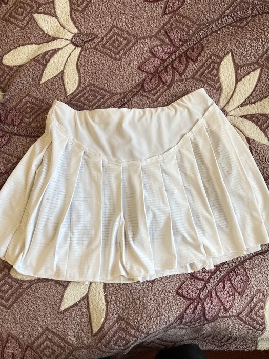 Спідниця Nike біла з шортами для тенісу спорту танців