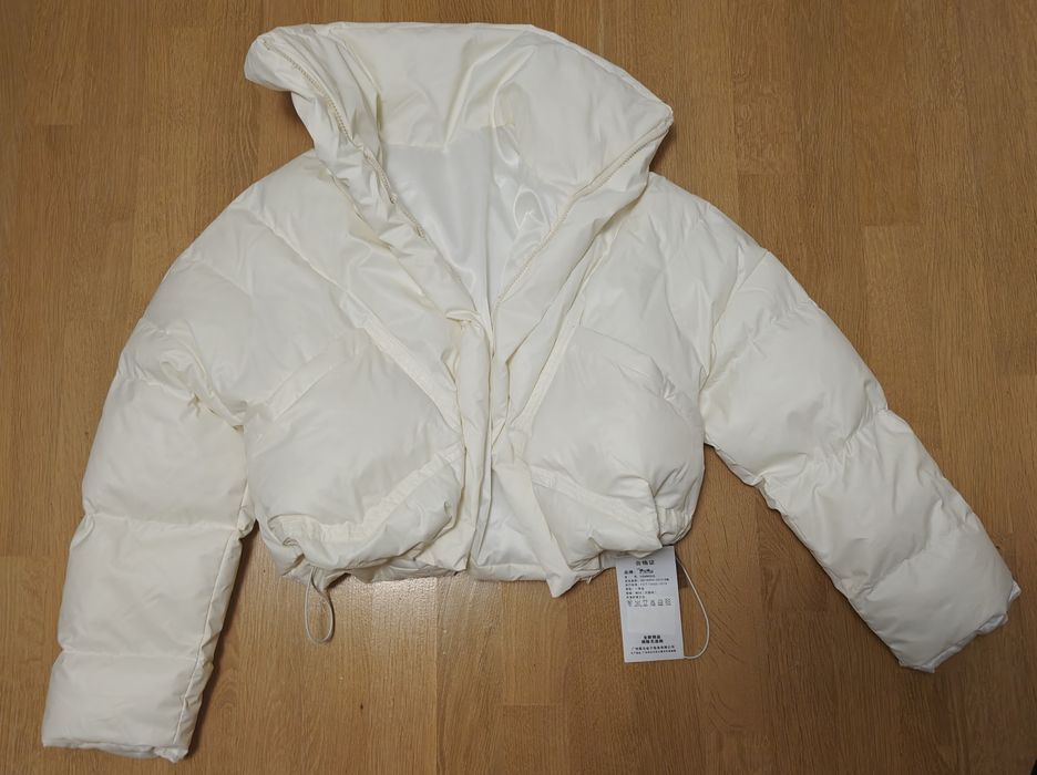Куртка осіння біла Xibao Mengma