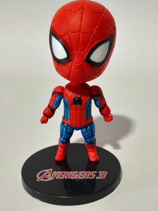 Figura Coleção Spiderman (Marvel) – 10cm (Cabeça Articulada)