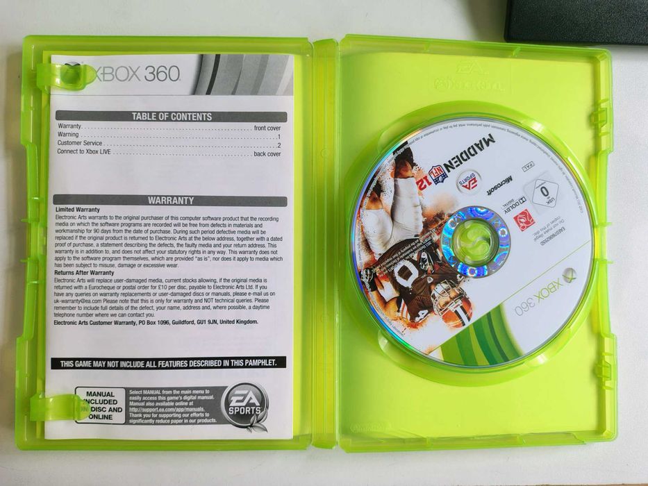 Madden NFL 12 Xbox 360 pudełkowa idealna