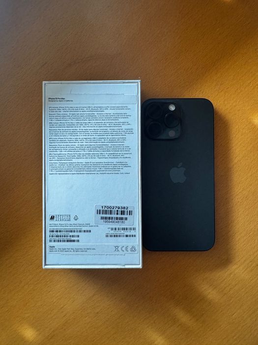 Iphone 15 pro max 256GB Black Titanium