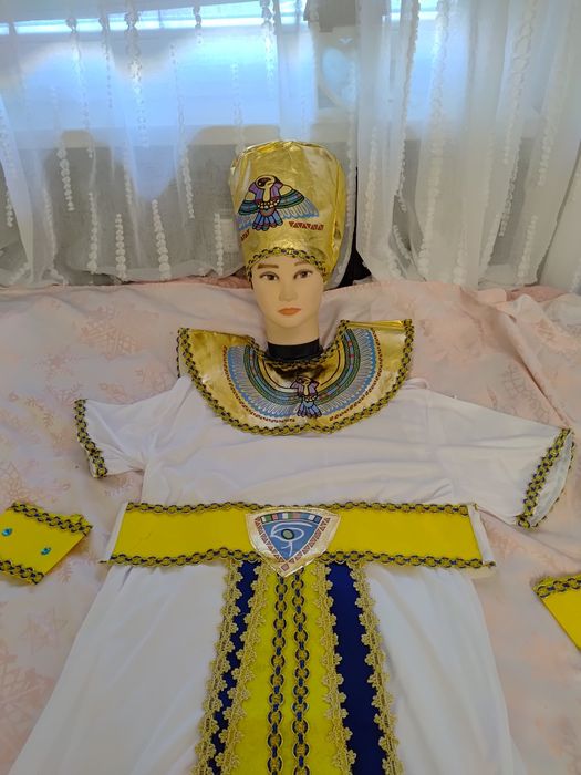 Piękny strój przebranie faraon starożytność historia 6 elem. roz do XL