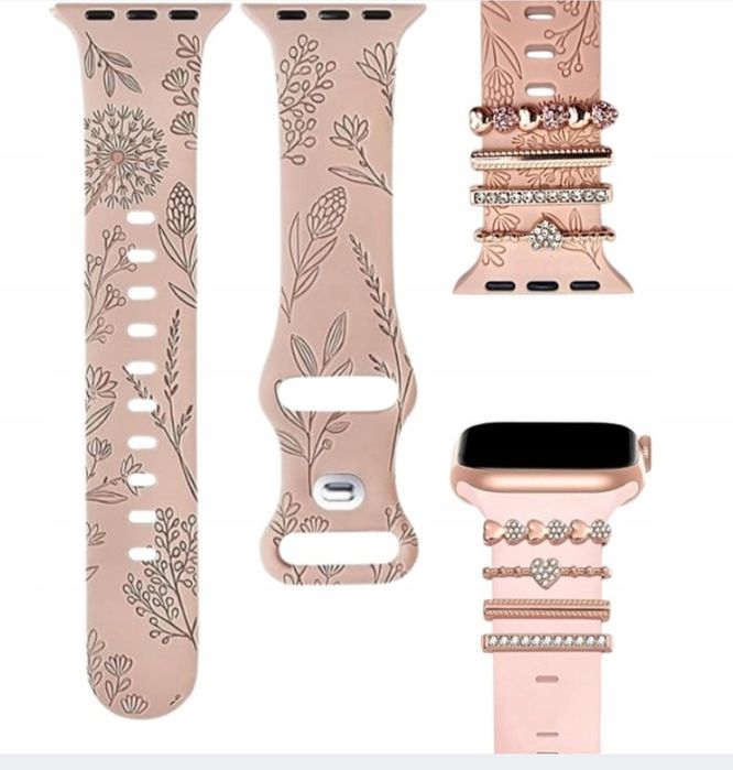 Opaską dekoracyjną Pasek do Apple Watch 10,9,8,7,6,5,SE 38/40/41/42mm