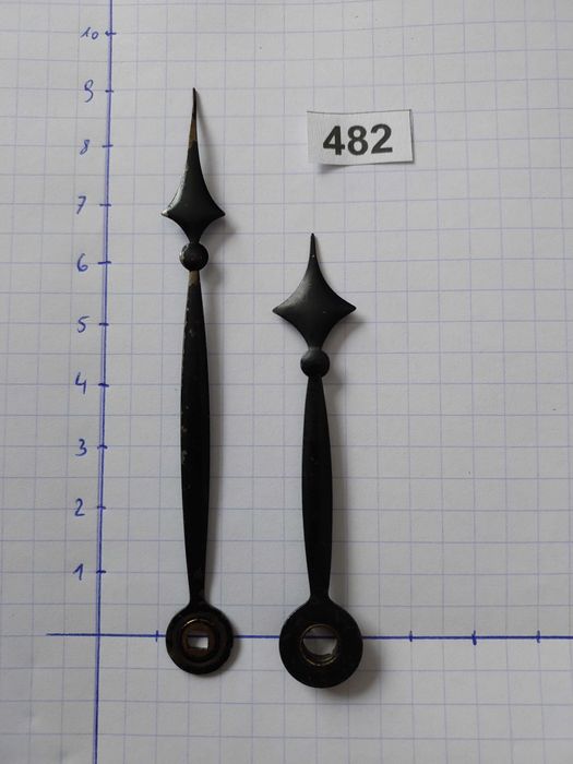 482 Wskazówki starego zegara Junghans W202 3,5x3mm 5,2mm