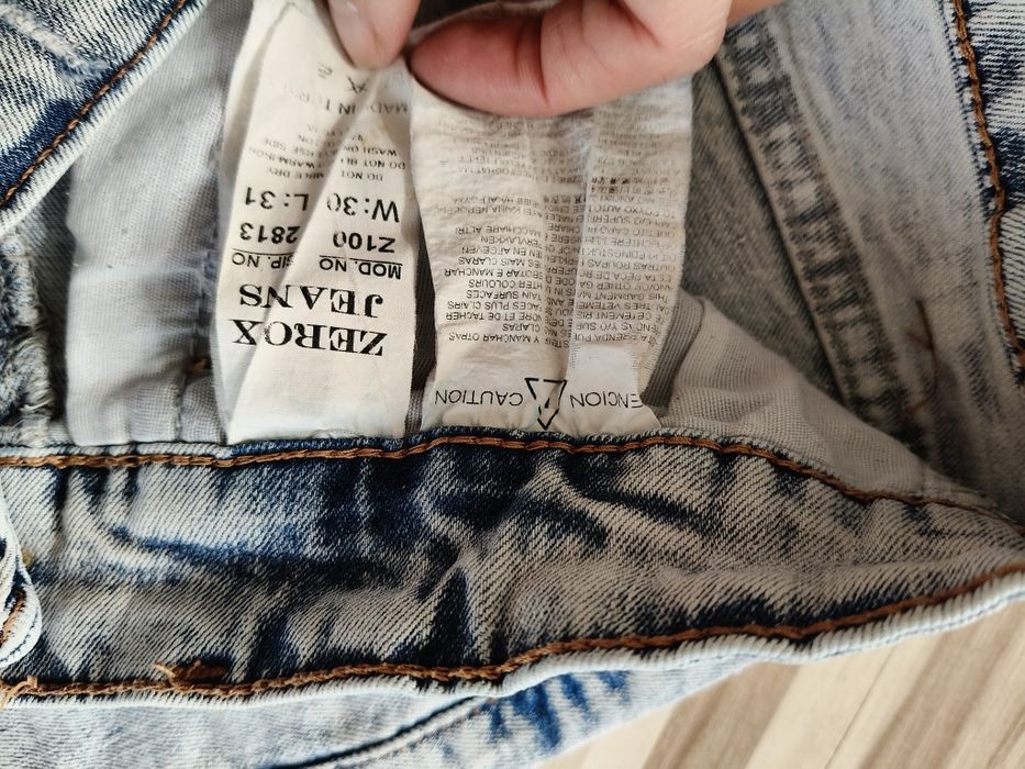 Szorty jeansowe , spodenki błękitne, krótkie, M, Zerox