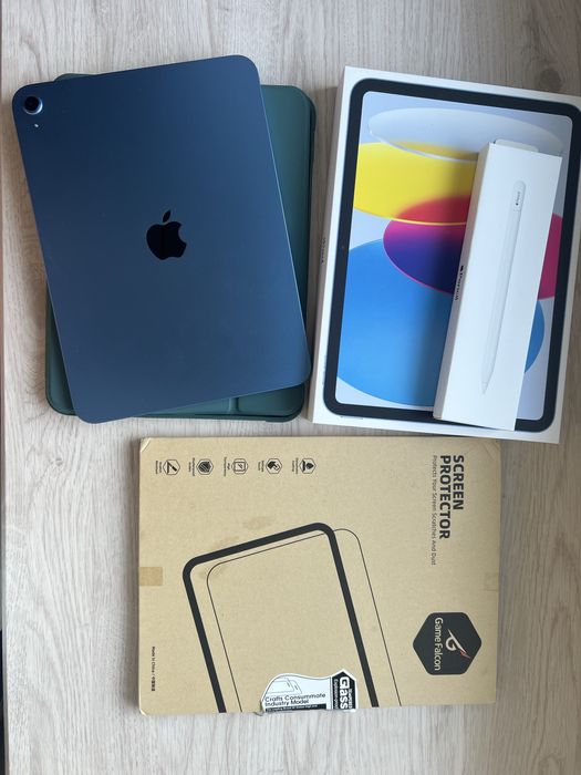 Tablet APPLE iPad 11 A16 (11. gen., 2025) 128GB Niebieski 100% Baterii oraz Rysik APPLE Pencil (USB-C)