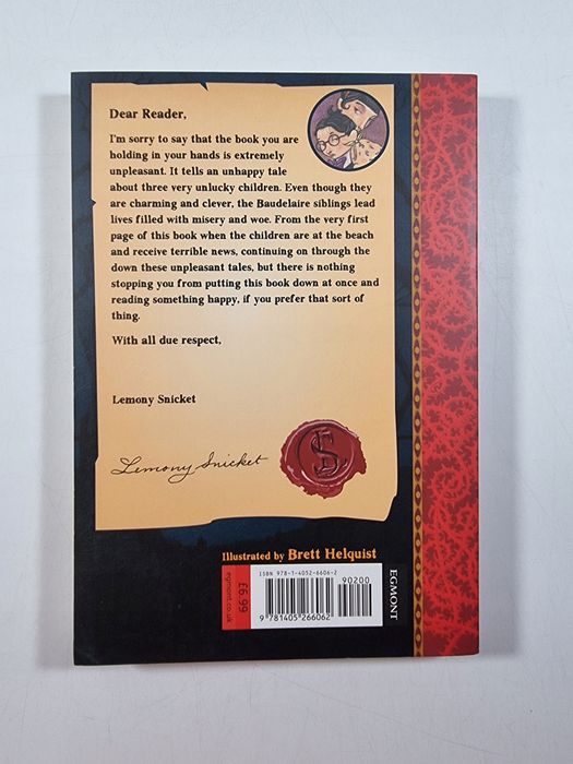 Seria Niefortunnych Zdarzeń - Przykry Początek po angielsku Snicket