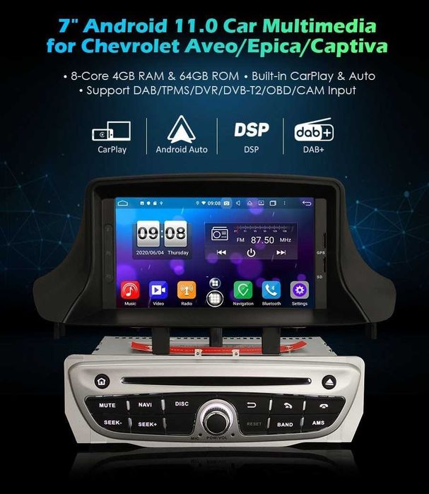 Autorádio 2 din android 11 Megane 3 (2007 a 2011) Coimbra • OLX Portugal