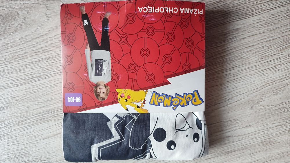 Piżama chłopięca Pokemon Pikachu 98/104