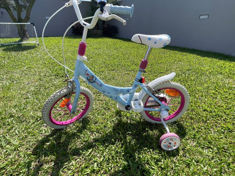 Bicicleta Frozen/Elsa 14”- Muito estimada