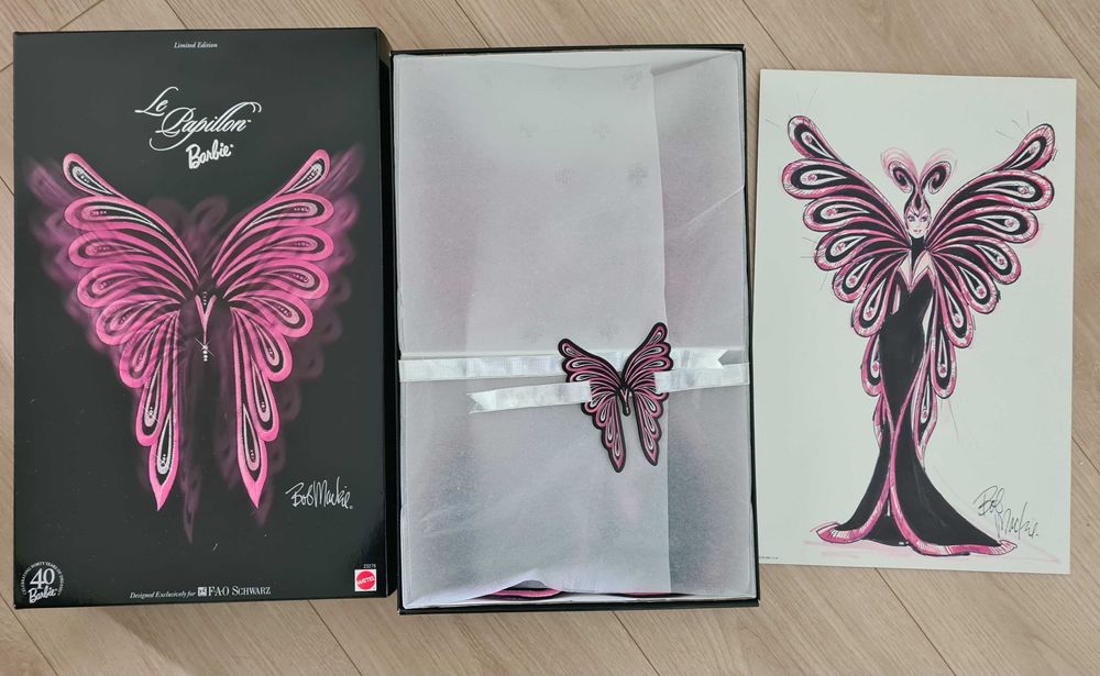 Barbie de coleção Le PAPILLON Nova