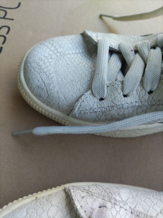 Кроссы Puma женские с крокодиловой кожи