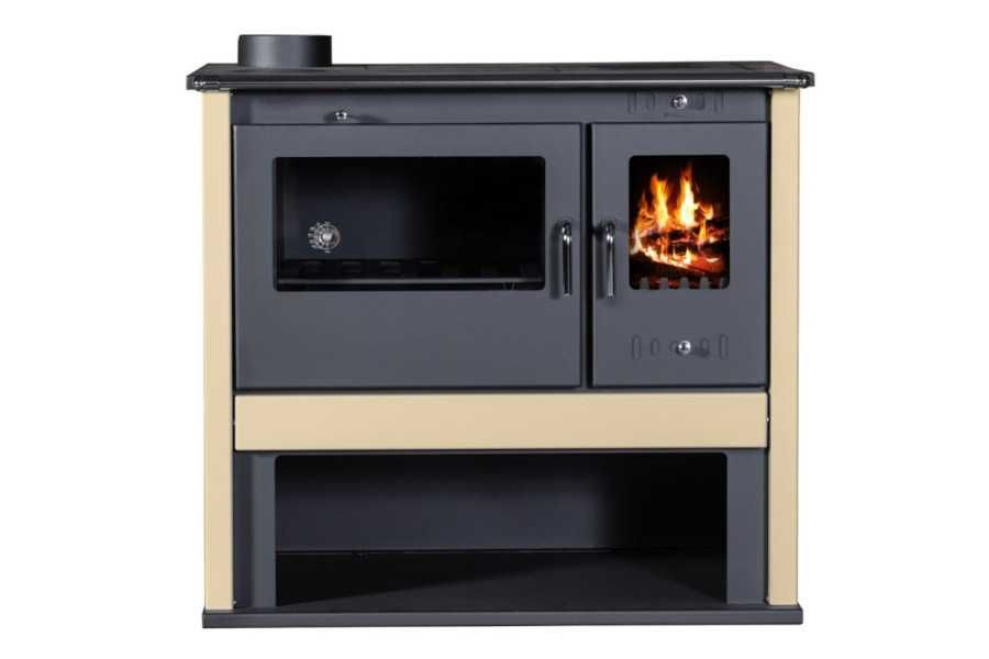 Piec kuchnia na drewno Victoria Viki LUX Ivory 10,5kW