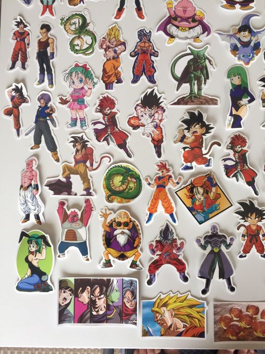 Autocolantes Dragon Ball Z, GT e Super