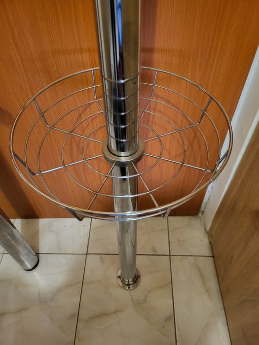 Rura chromoniklowa z koszem na owoce