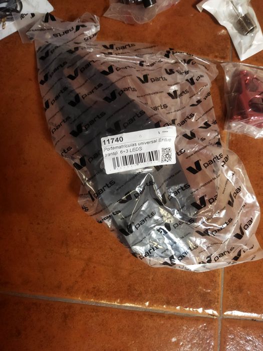 Material acessórios, suporte matricula escape Honda cbr 600 RR CRF 450