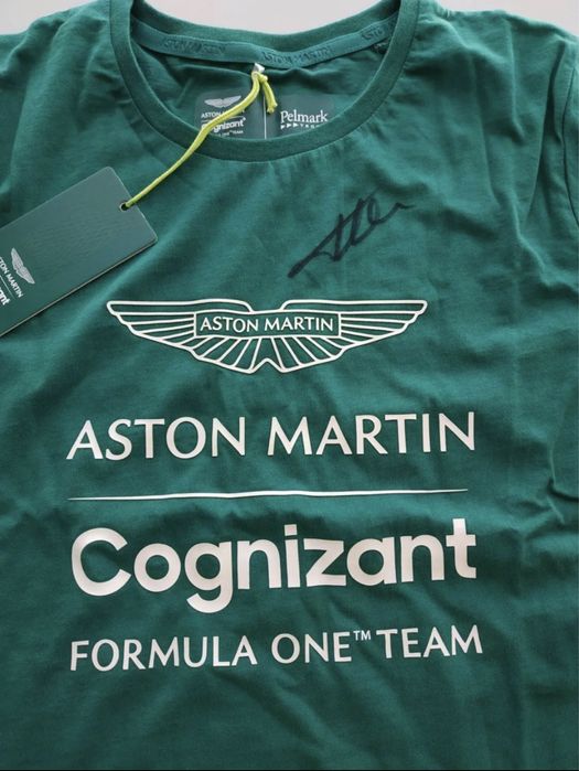 Koszuika podpis, autograf Fernando Alonso, Aston Martin