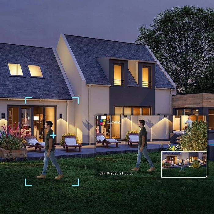 Kamera Obrotowa IP EZVIZ 3K 5MP Wi-Fi Kolor Noc Detekcja IP65 Audio