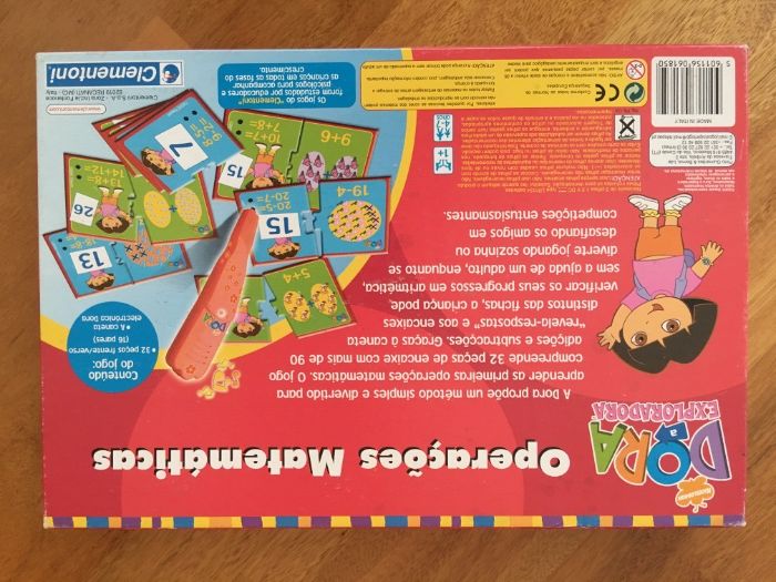 Dora, a exploradora: Operações matemáticas da Clementoni