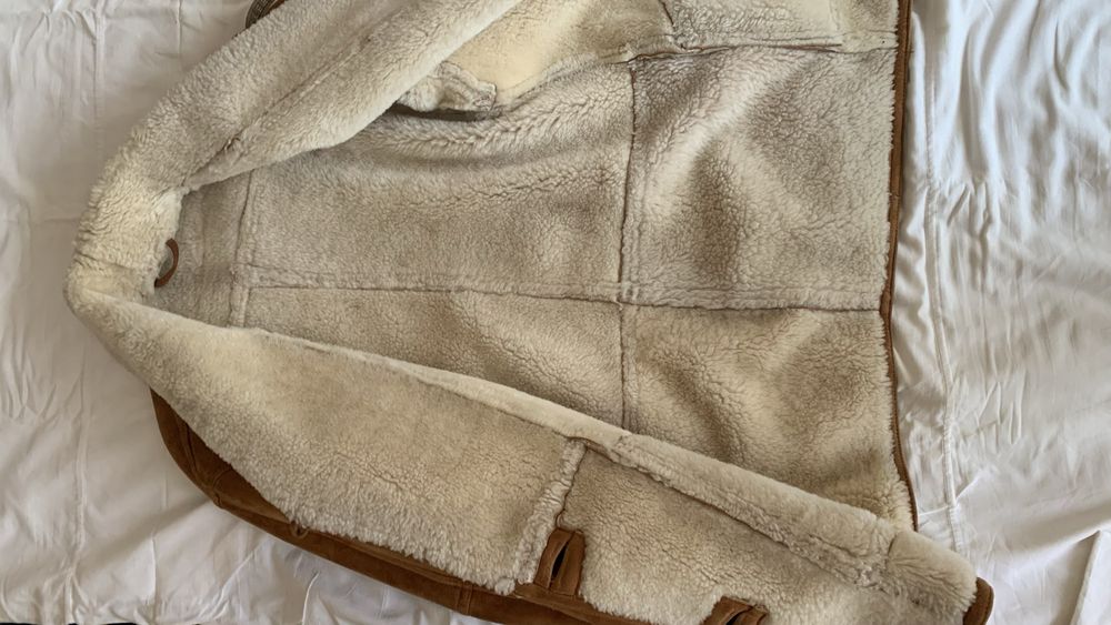 Жіноча натуральна дублянка Shearling (овчина) | Made in Turkey | р. 40