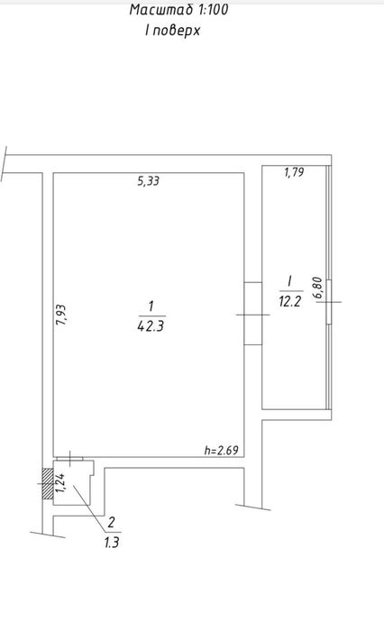 Вишневе, трафік, 56 м2