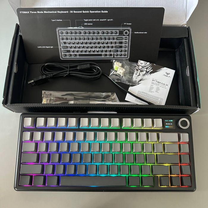 ‼️ Бездротова клавіатура AULA F75 MAX /Аула ф75 макс НОВА‼️