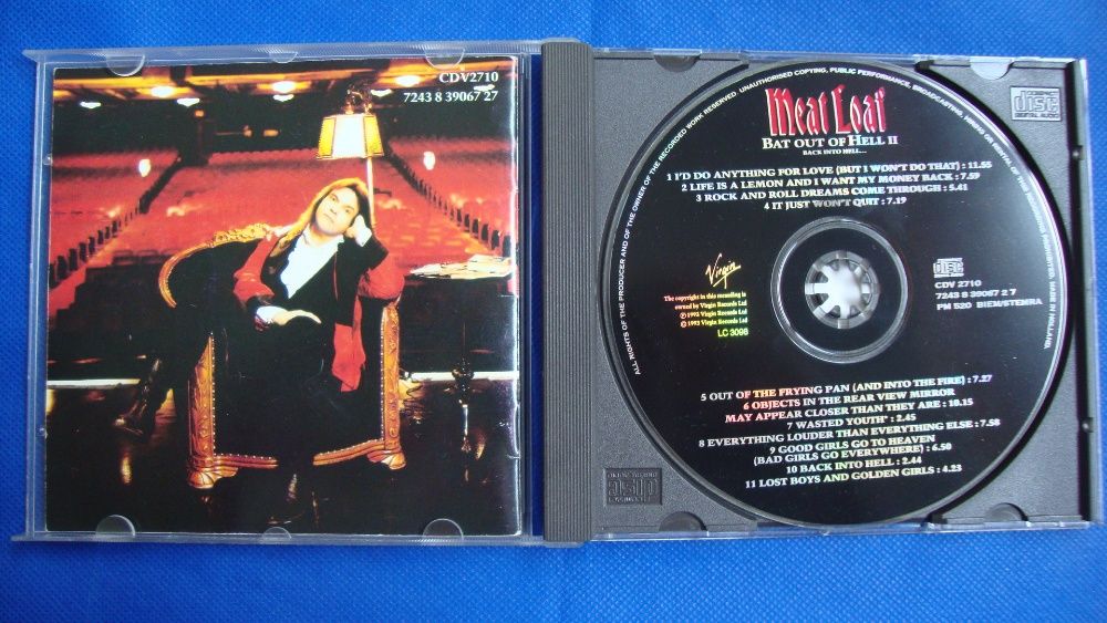 CD . Meat Loaf - Bat out of Hell
