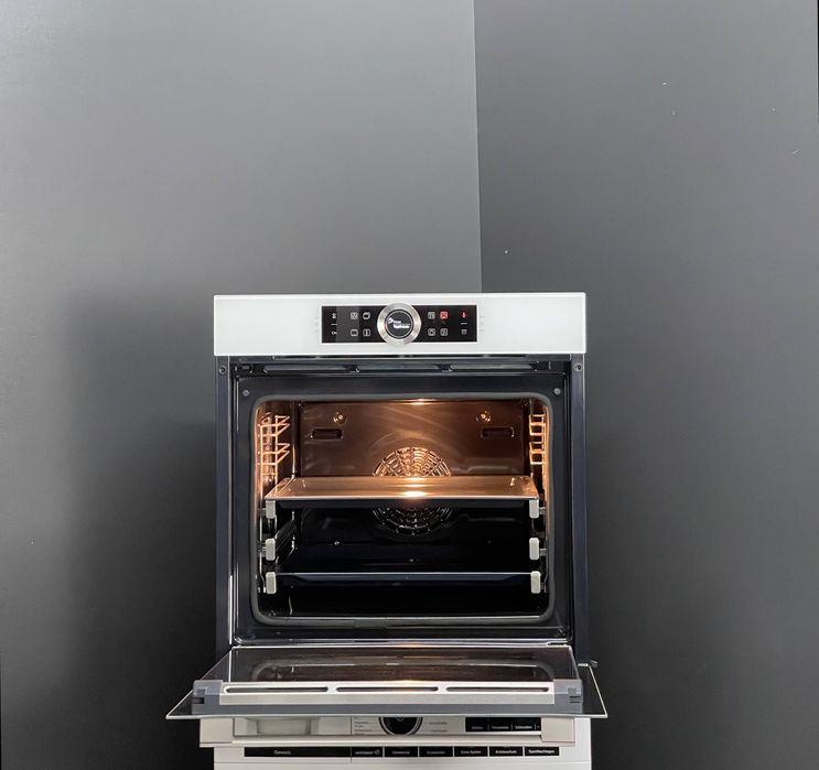 Ексклюзив Духова шафа Bosch HBG676BW1/05 Укр.Меню Піроліз Салазки