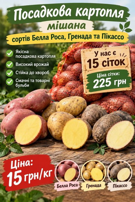посадкова картопля