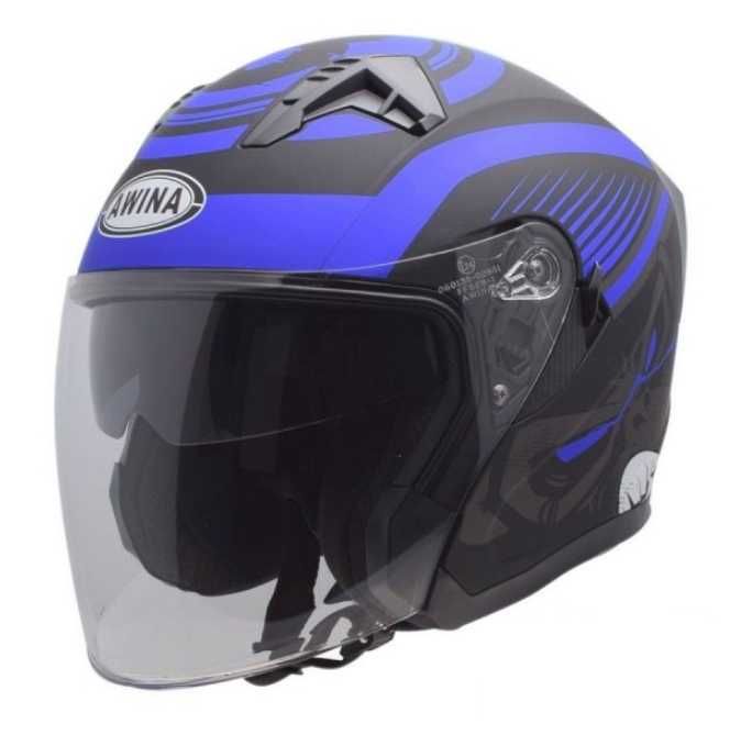 NOWY !! Otwarty  Kask Motocyklowy Awina JK528 choper  + BLENDA kolory